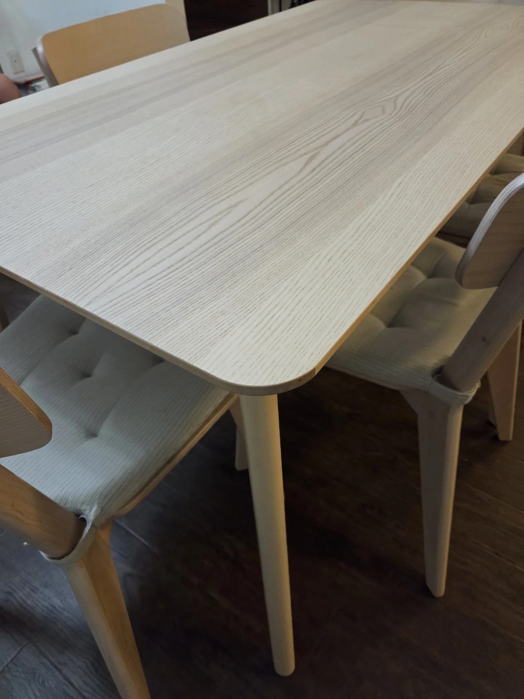 IKEA Wooden Dining Table and Chairs Set - photo 5