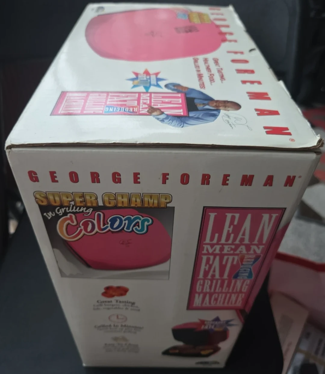 Signed George Foreman Super Champ Grilling Colors. - photo 5