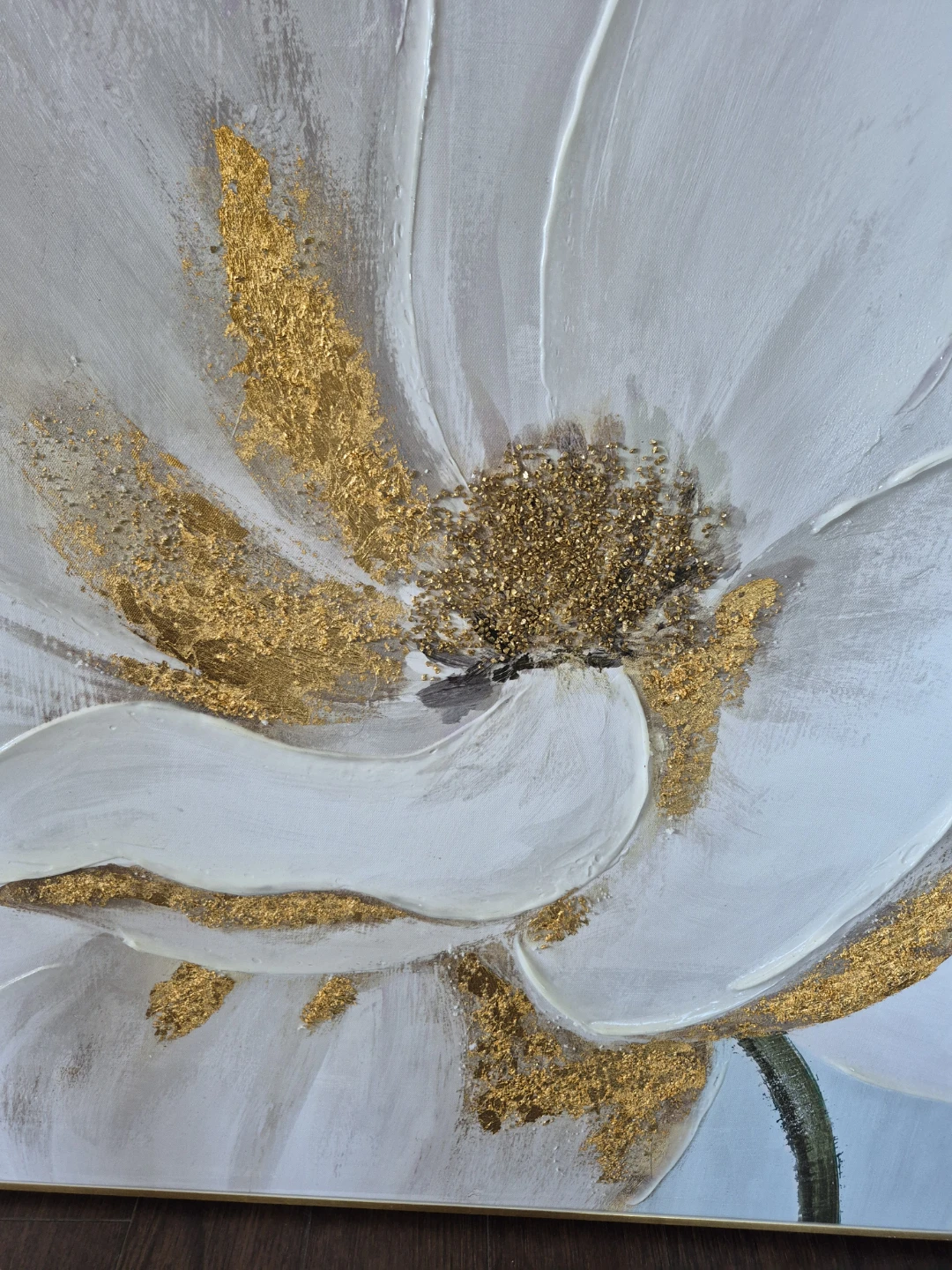 Eva Watts Floral Art Print with Gold Accents - photo 4