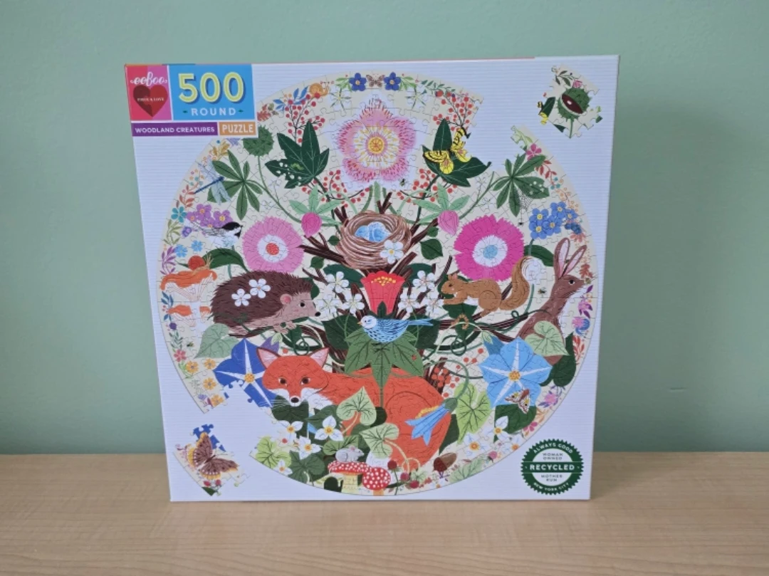 🧩 500-Piece Round Puzzle