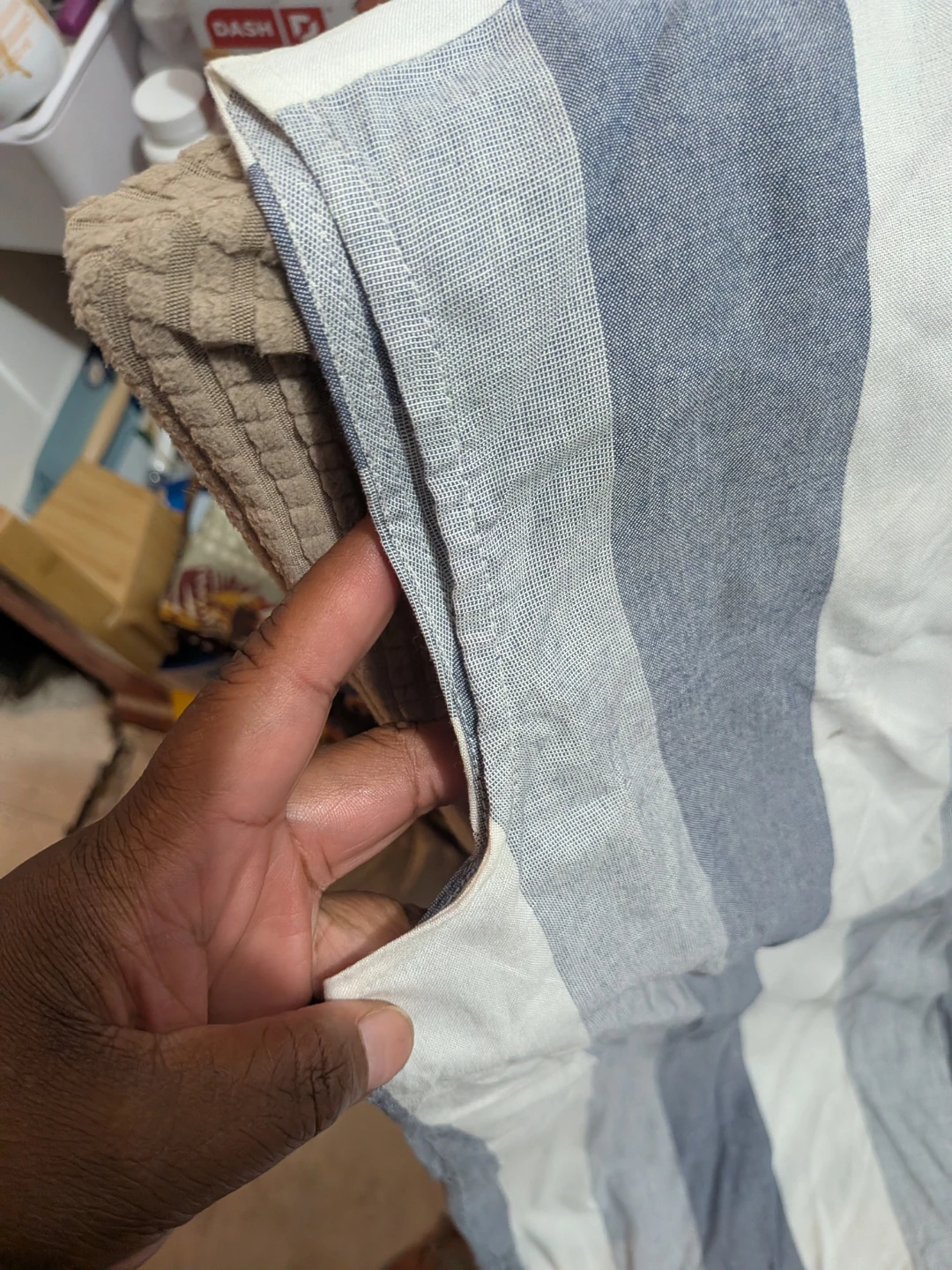 APNY Apparel Blue & White Striped Button-Up Shirt - photo 3