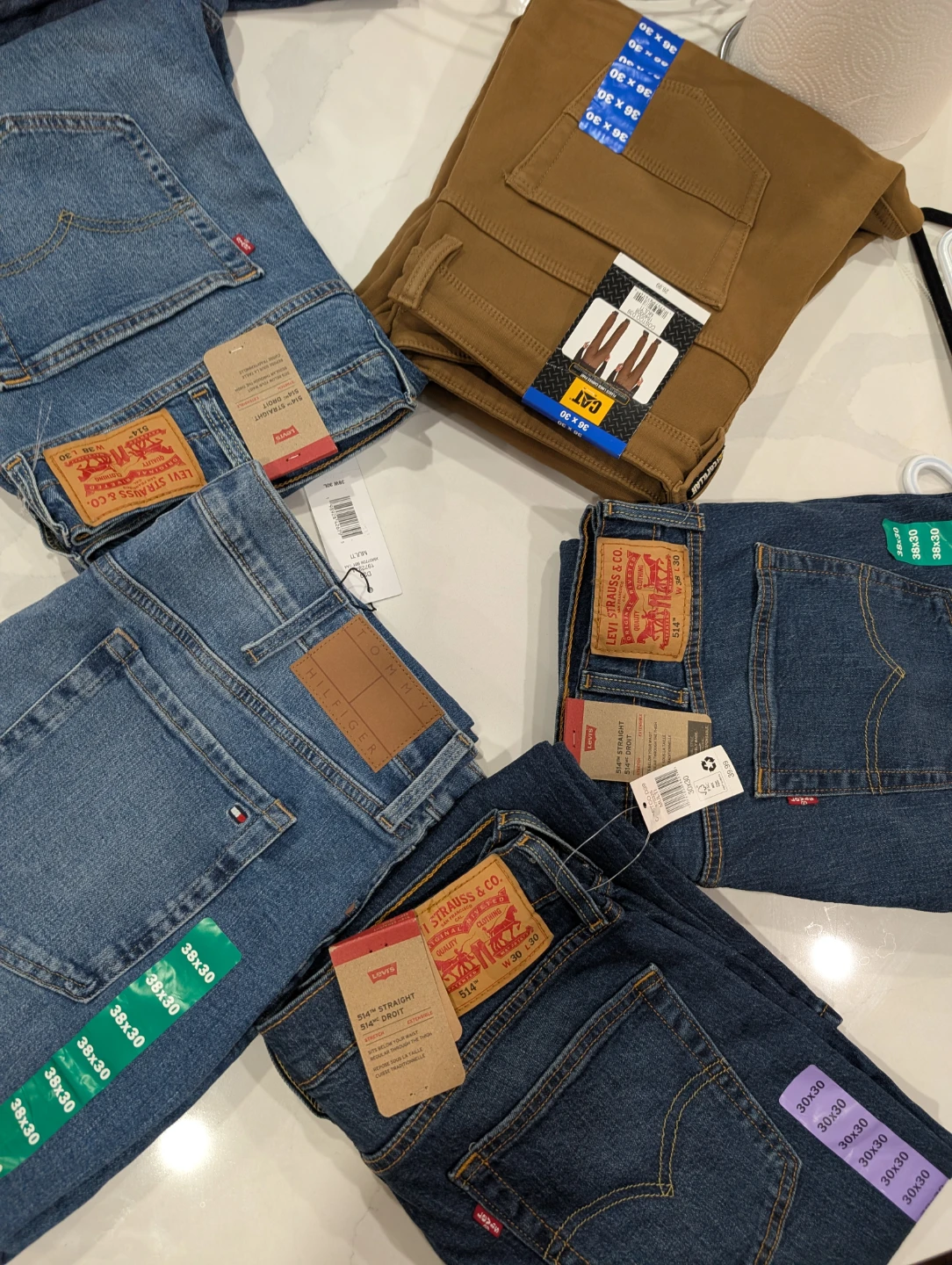 Assorted Men's Pants - Various Brands & Sizes