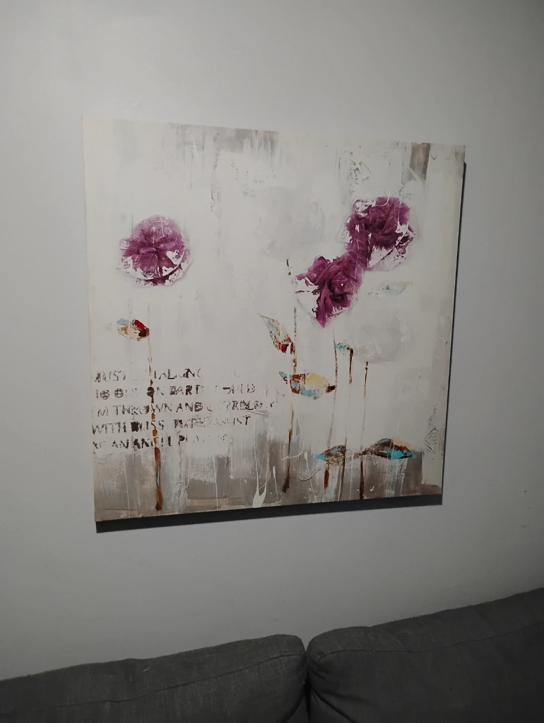Abstract Floral Wall Art - photo 2