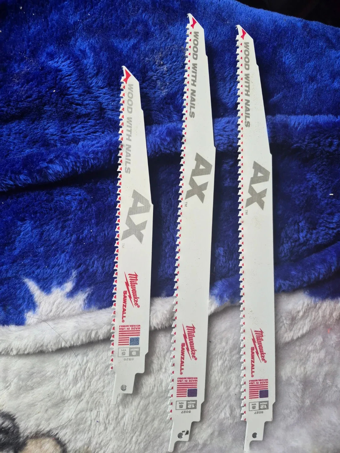 Milwaukee AX Sawzall Blades - Wood with Nails