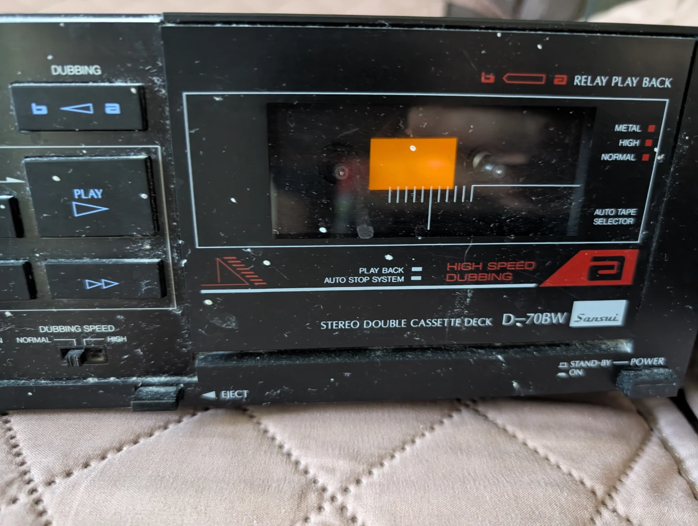 Sansui D-70BW Stereo Double Cassette Deck - photo 4