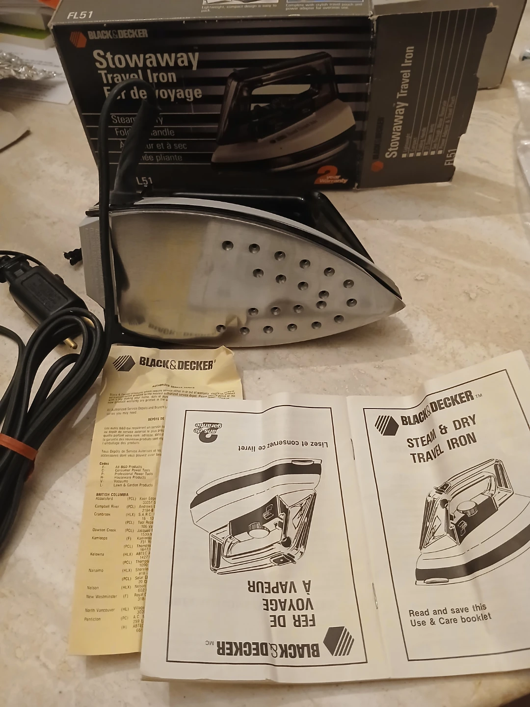 Black & Decker Stowaway Travel Iron - photo 3