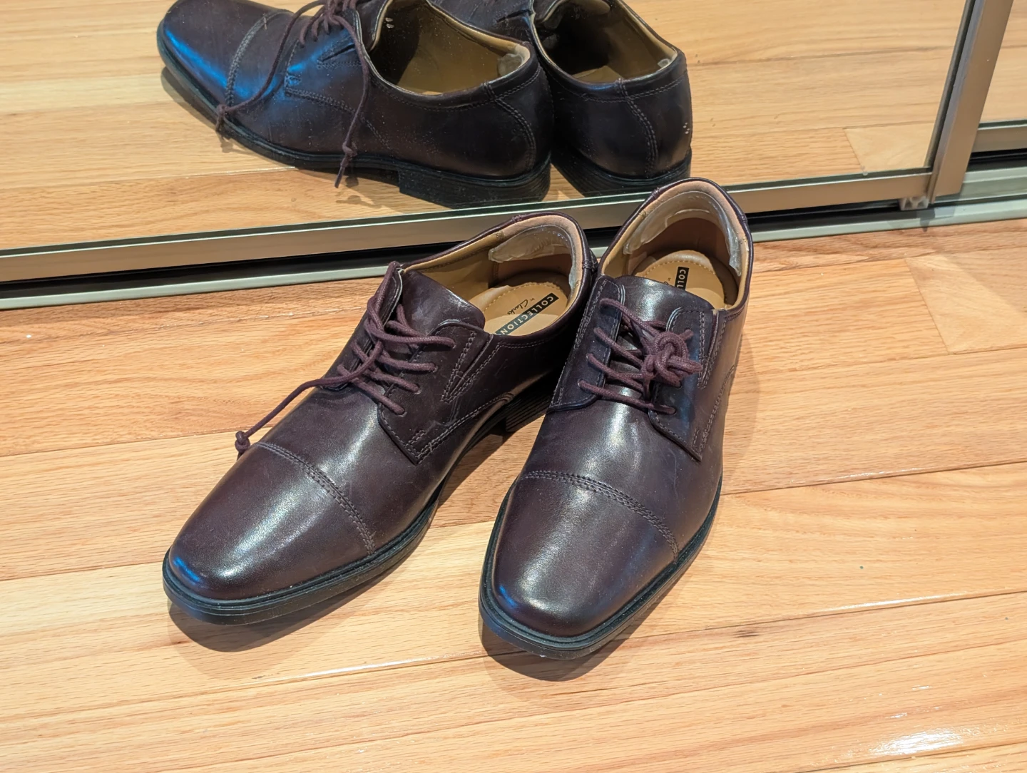 Clarks Collection Brand New Men's Burgundy Dress Shoes