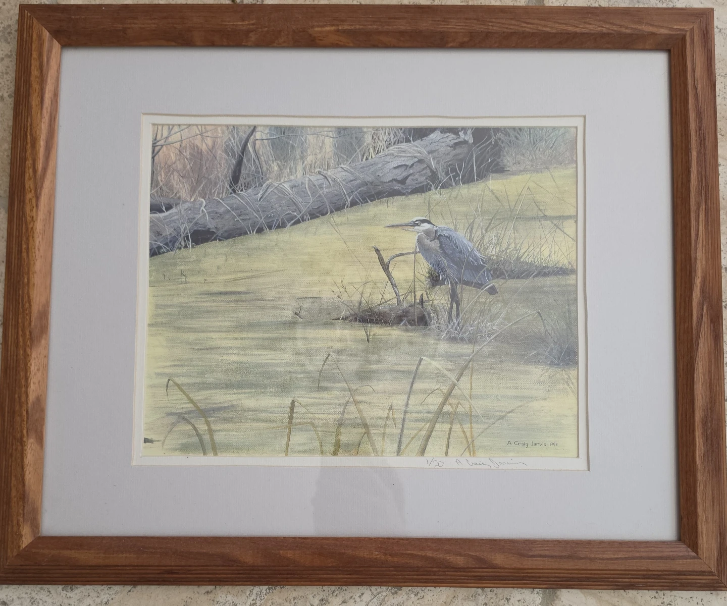 A. Craig Jarvis 1/30 Signed print watercolor