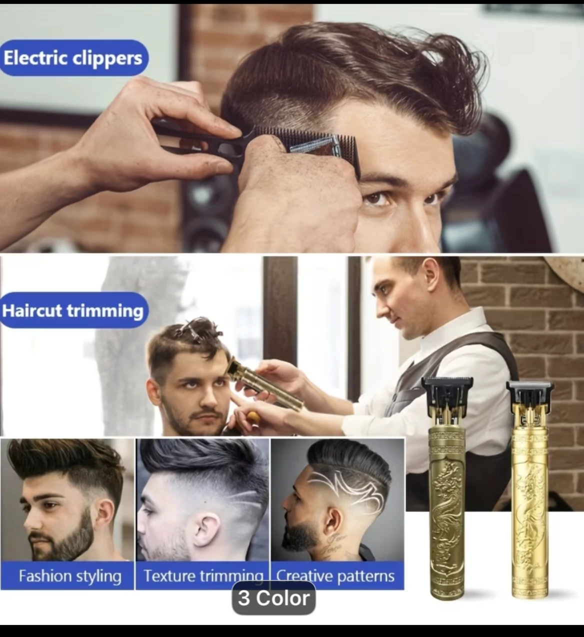 Electric Hair Clipper Trimmer for Men - photo 4