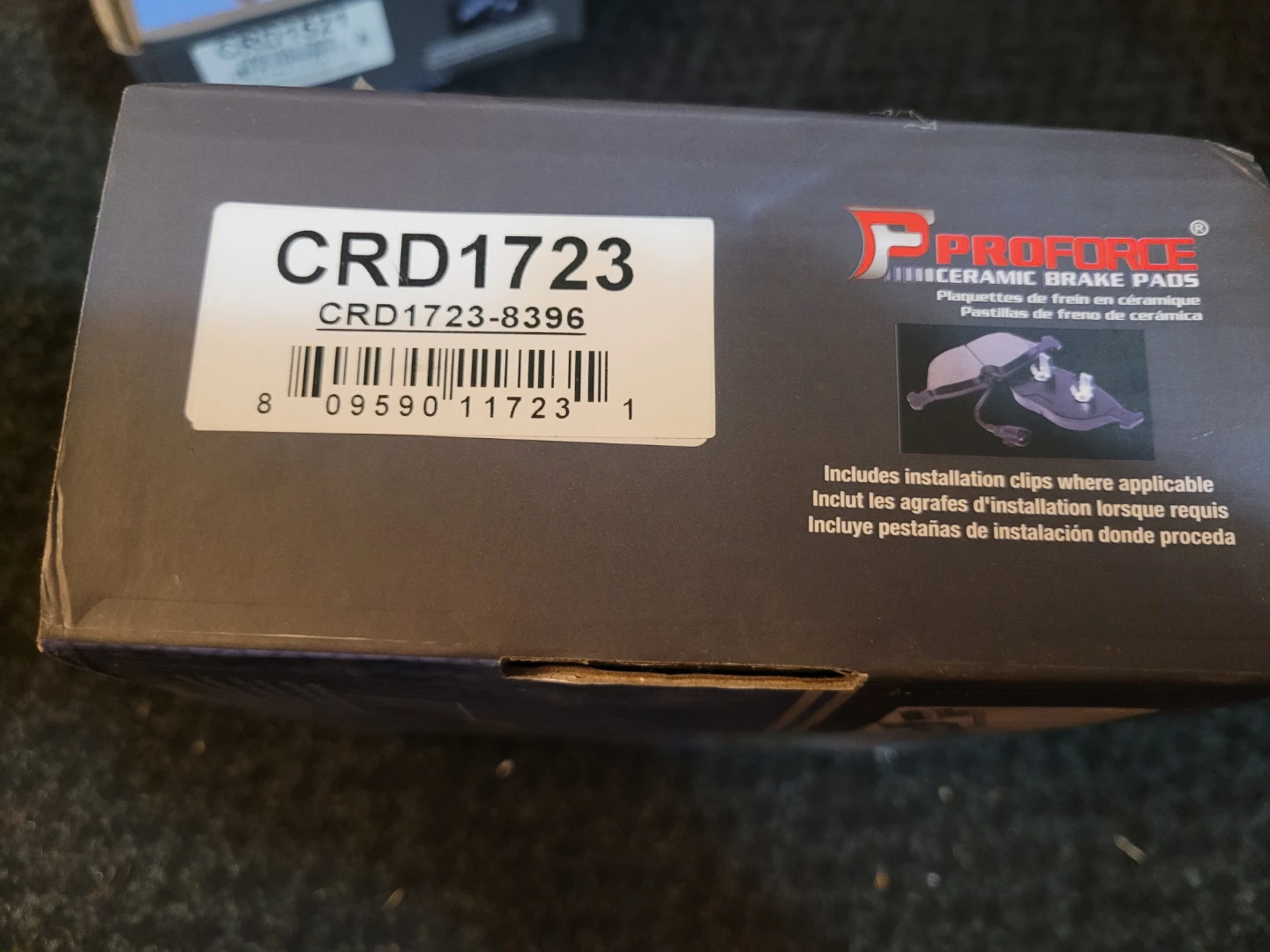 Proforce Ceramic Brake Pads CRD1723 - photo 2