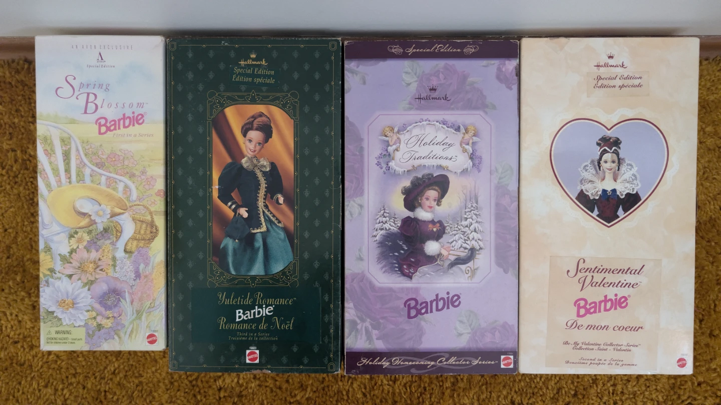 Mattel Special Edition Barbie Doll Set of 4