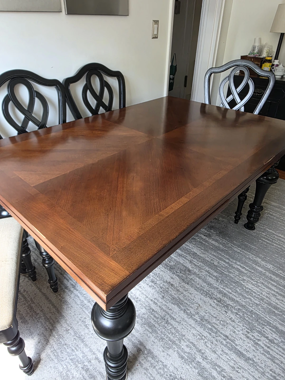 Dining room table sits 6 to 8+ - photo 2