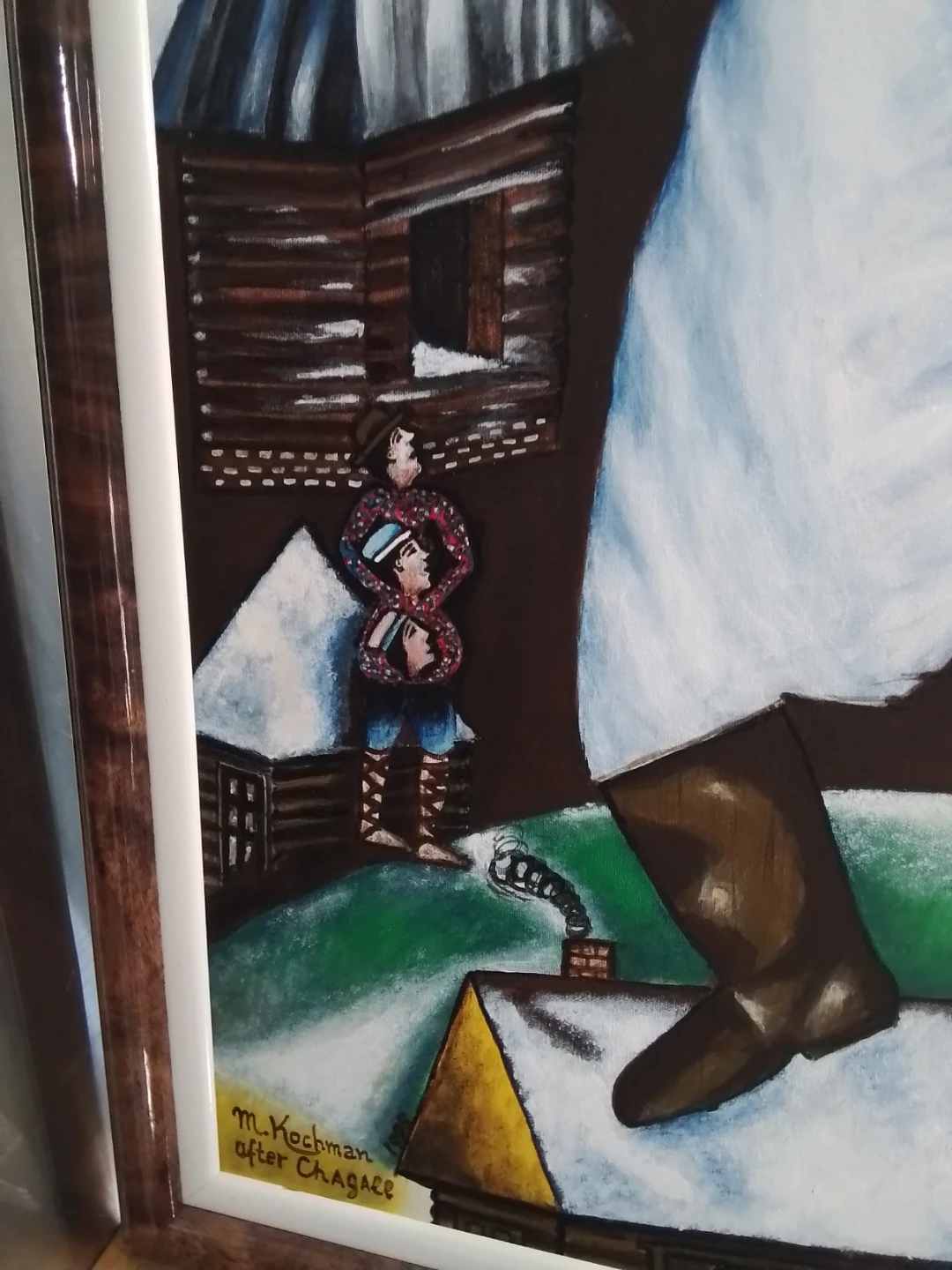 M. Kechman Oil Painting after Chagall - photo 4