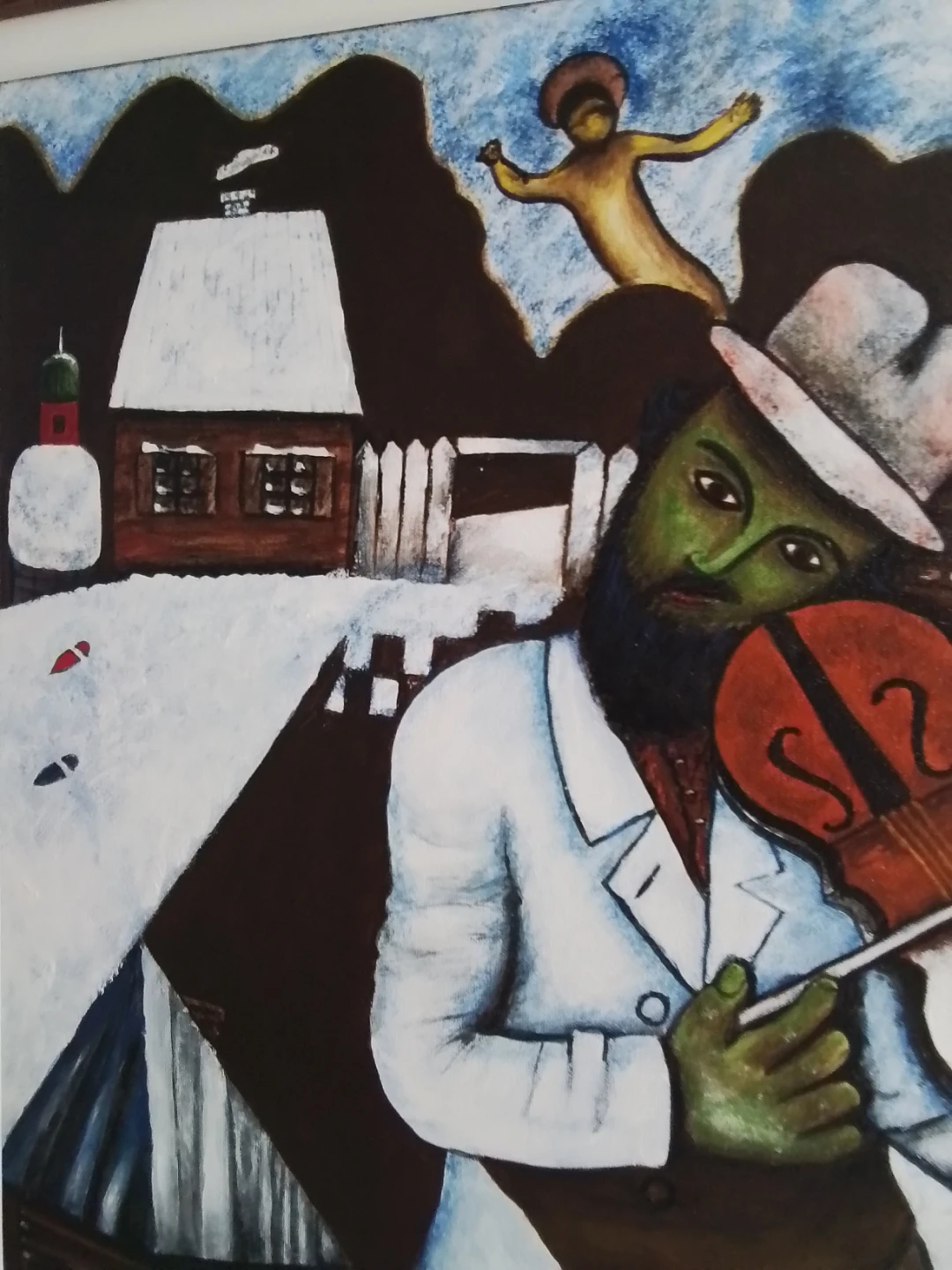 M. Kechman Oil Painting after Chagall - photo 5