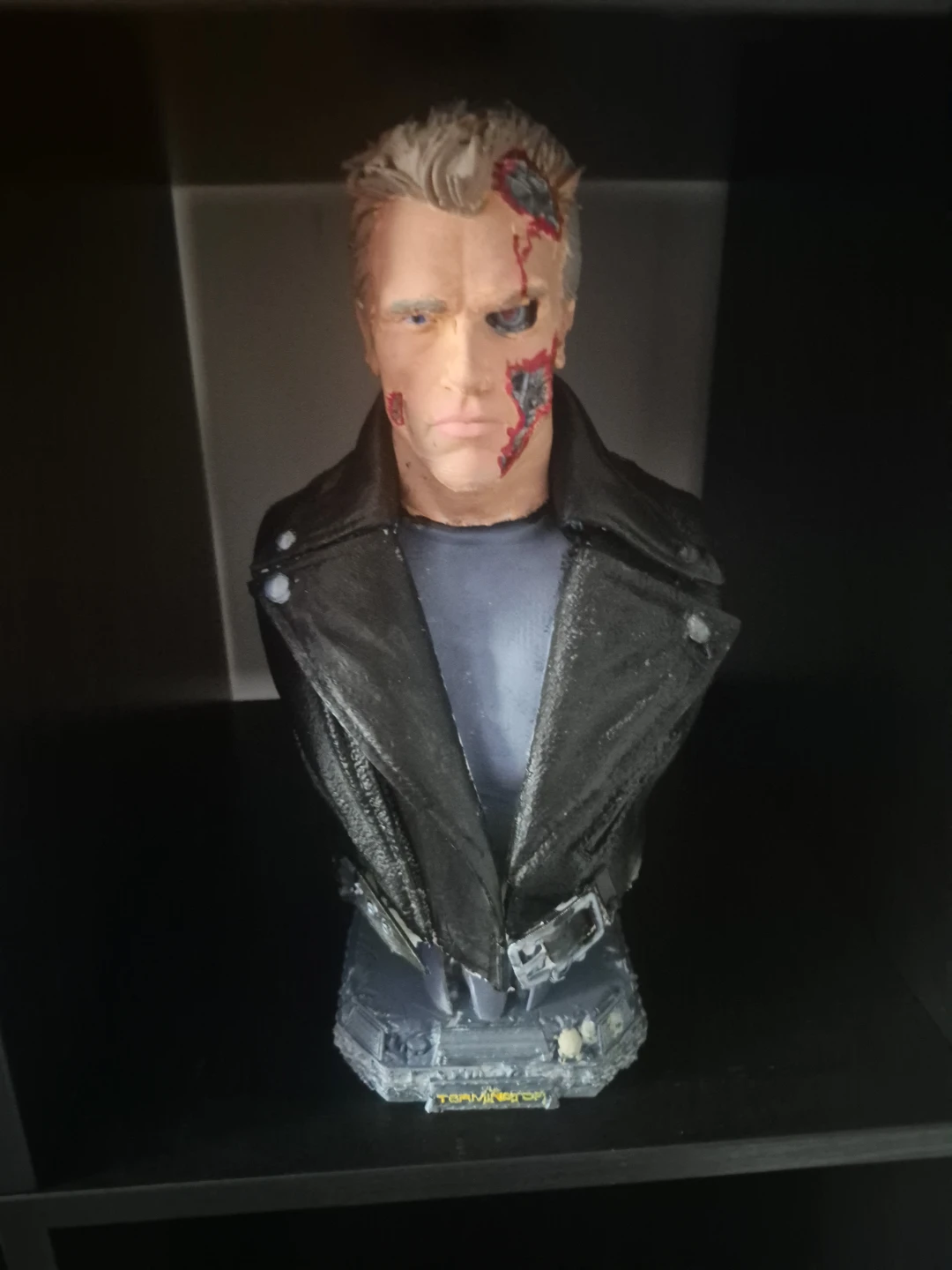 3D printed and Painted Terminator Bust
