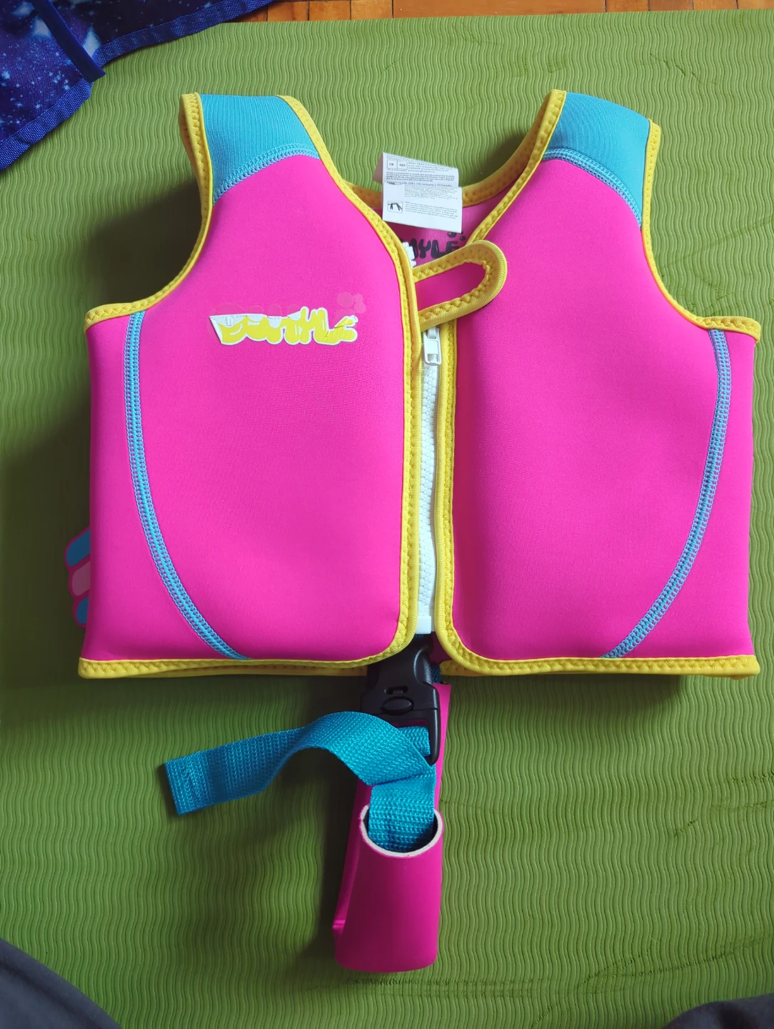 Brand New!! OshKosh Swim Vest - Pink Blue Yellow - 15-25 kg