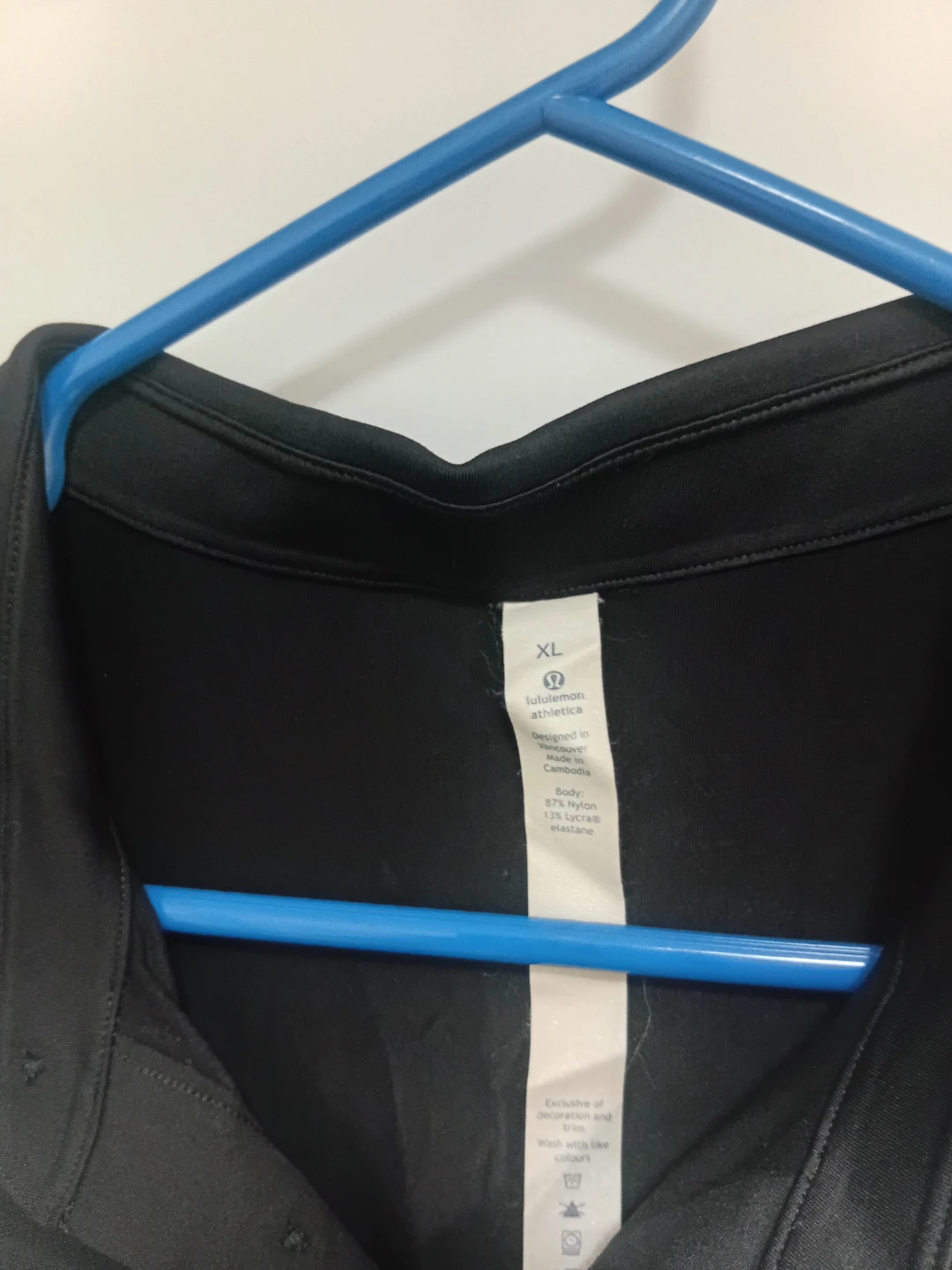 Lululemon polo noir XL - photo 3