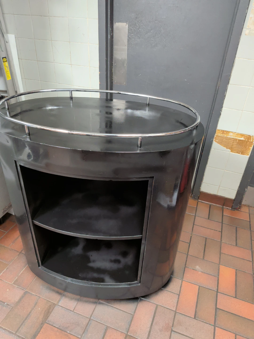 Black Bar Cart