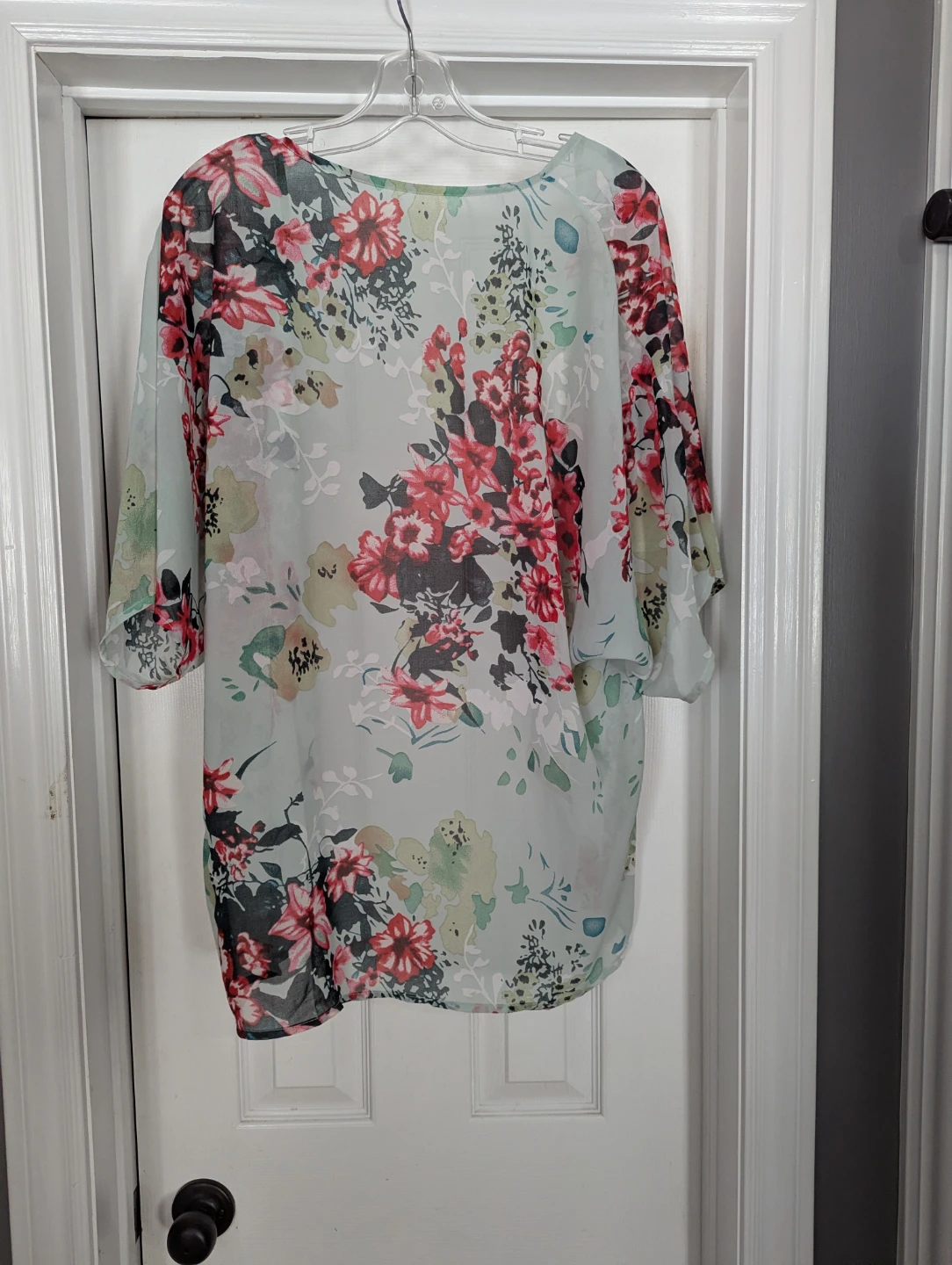 Lightweight Floral Kimono Cardigan