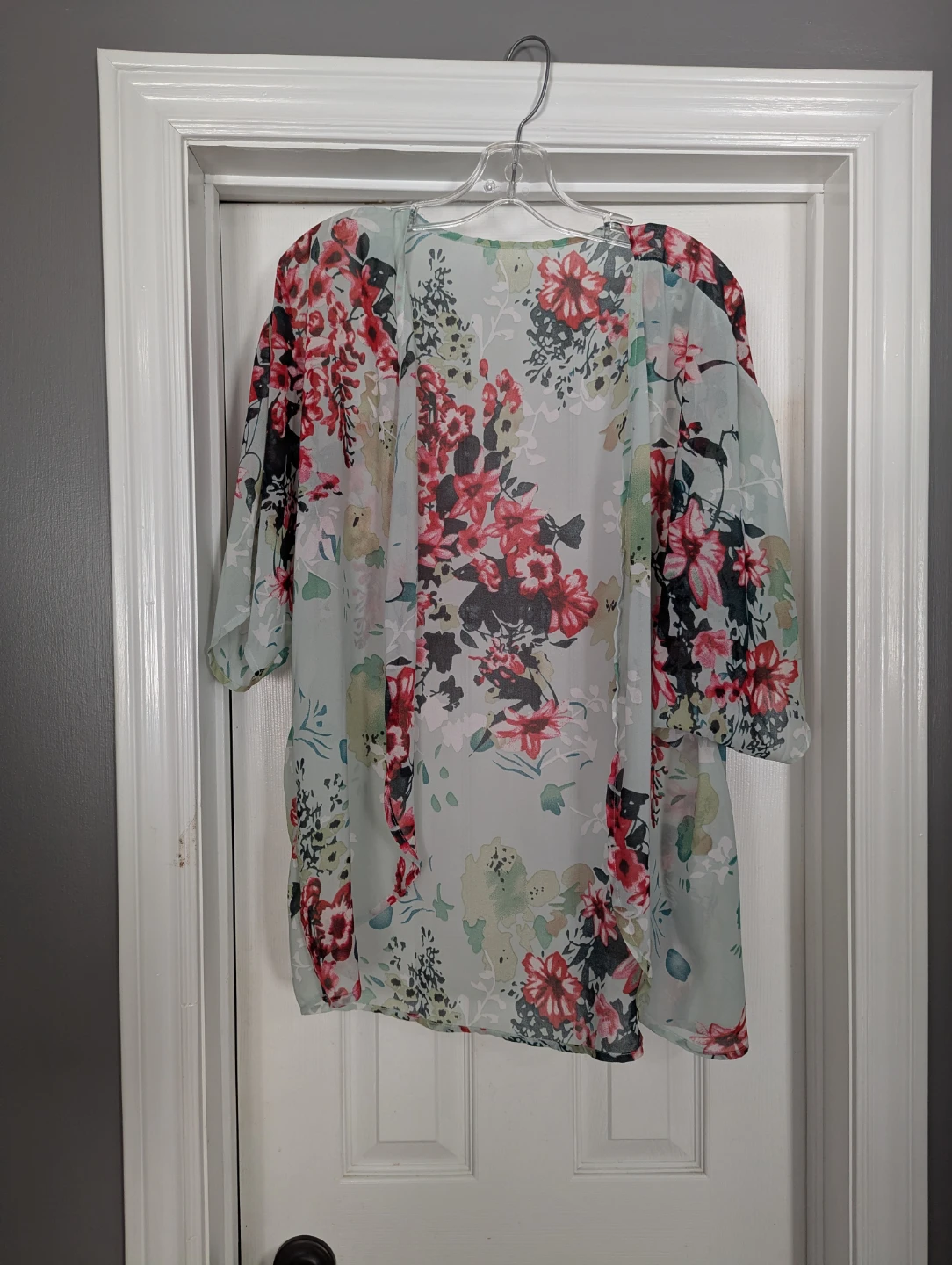Lightweight Floral Kimono Cardigan - photo 2