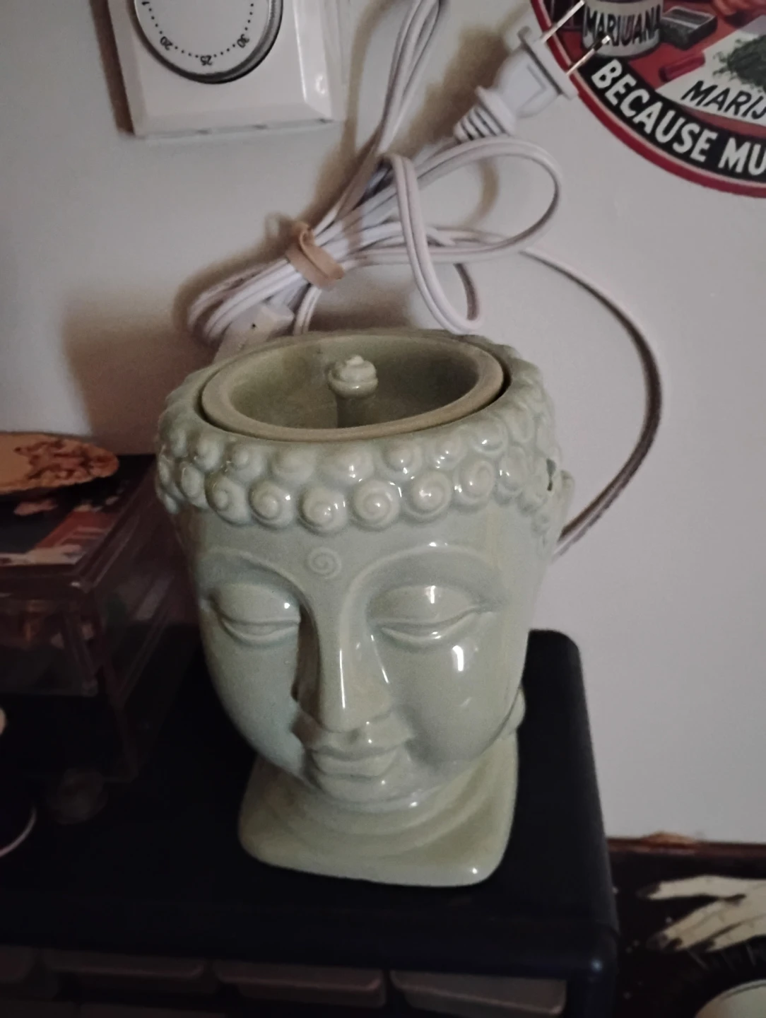 Buddha Head Scentsy Large Burner new without box - photo 2