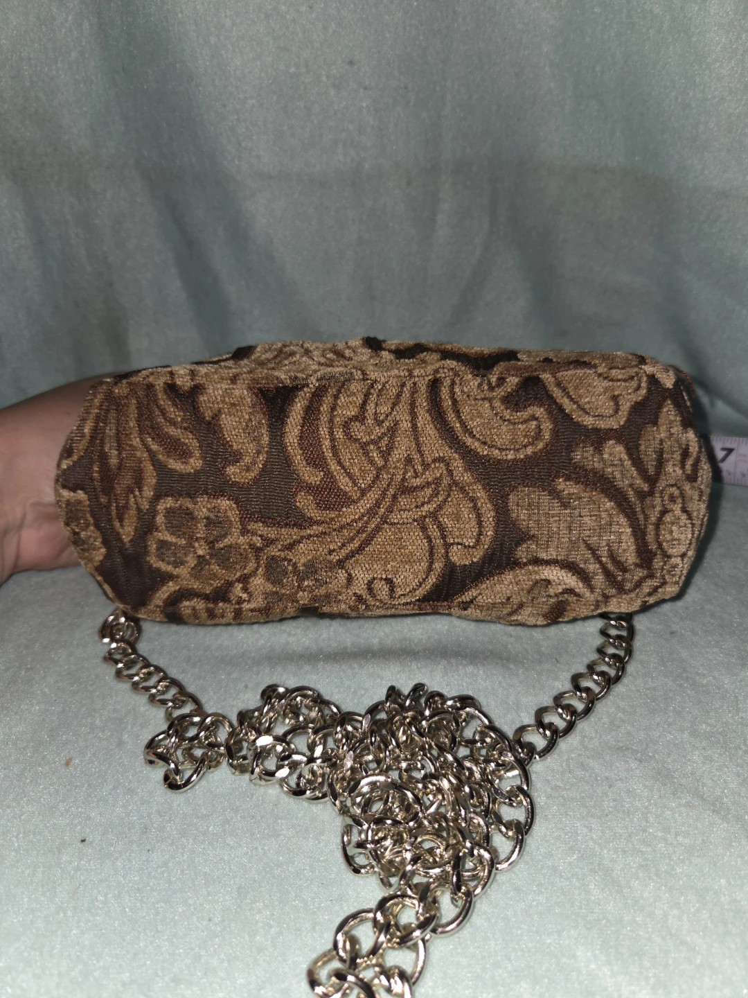 Apt 9 Tapestry  Crossbody Clutch Bag Strap Kisslock Closure - photo 2
