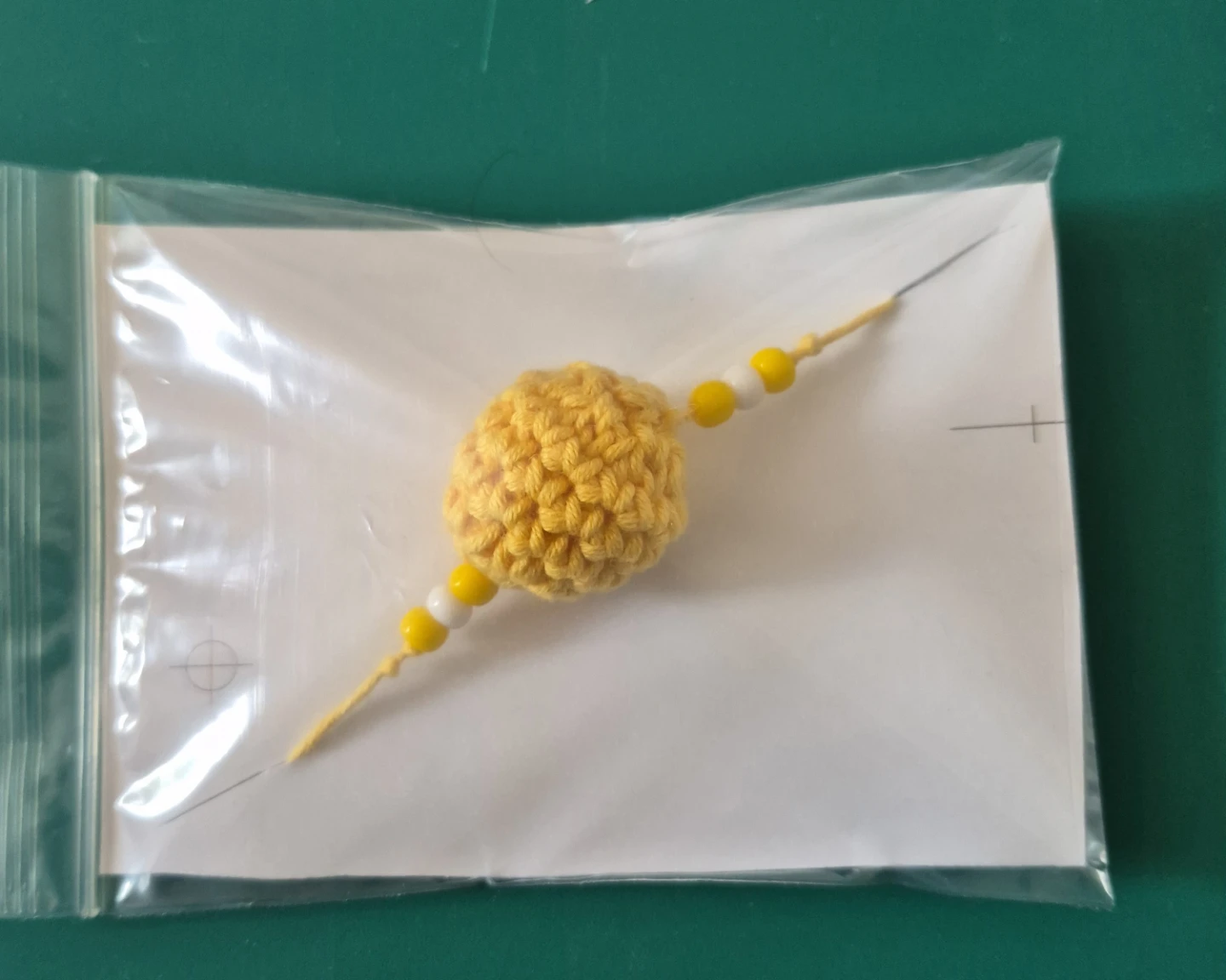 Handmade Crocheted Rakhi with Beads - photo 3