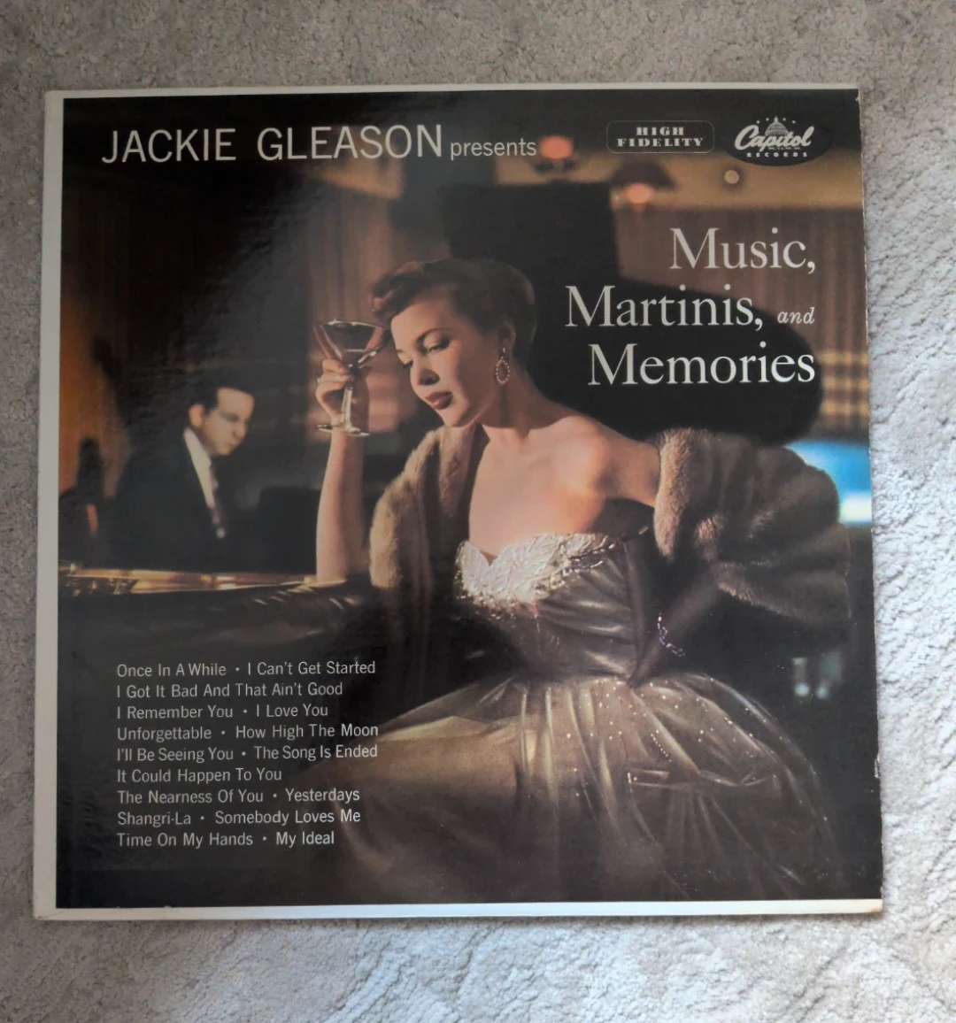 Jackie Gleason Music, Martinis, and Memories Vinyl Record