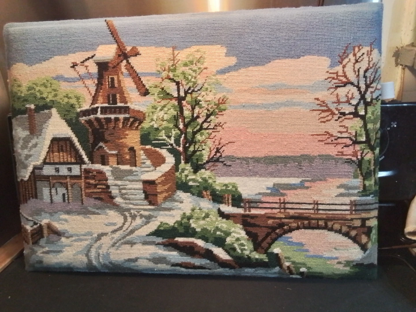 Royal Paris Completed Needlepoint Tapestry - photo 3