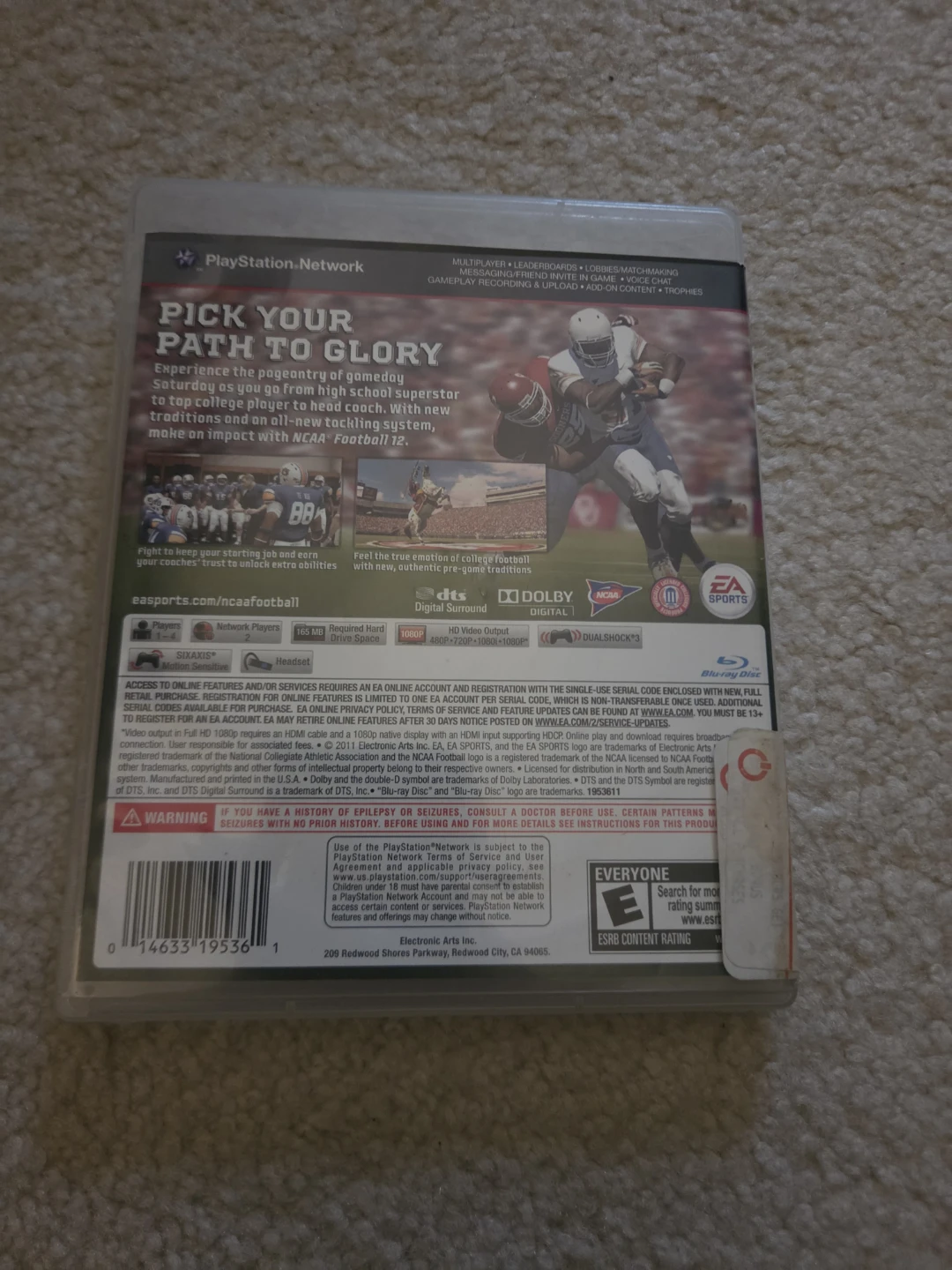 EA Sports NCAA Football 12 PS3 Game - photo 4