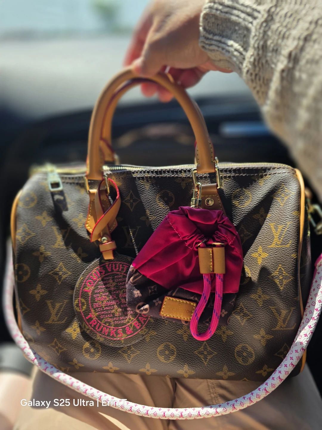Speedy 30 Bag with Pouch and Charm
