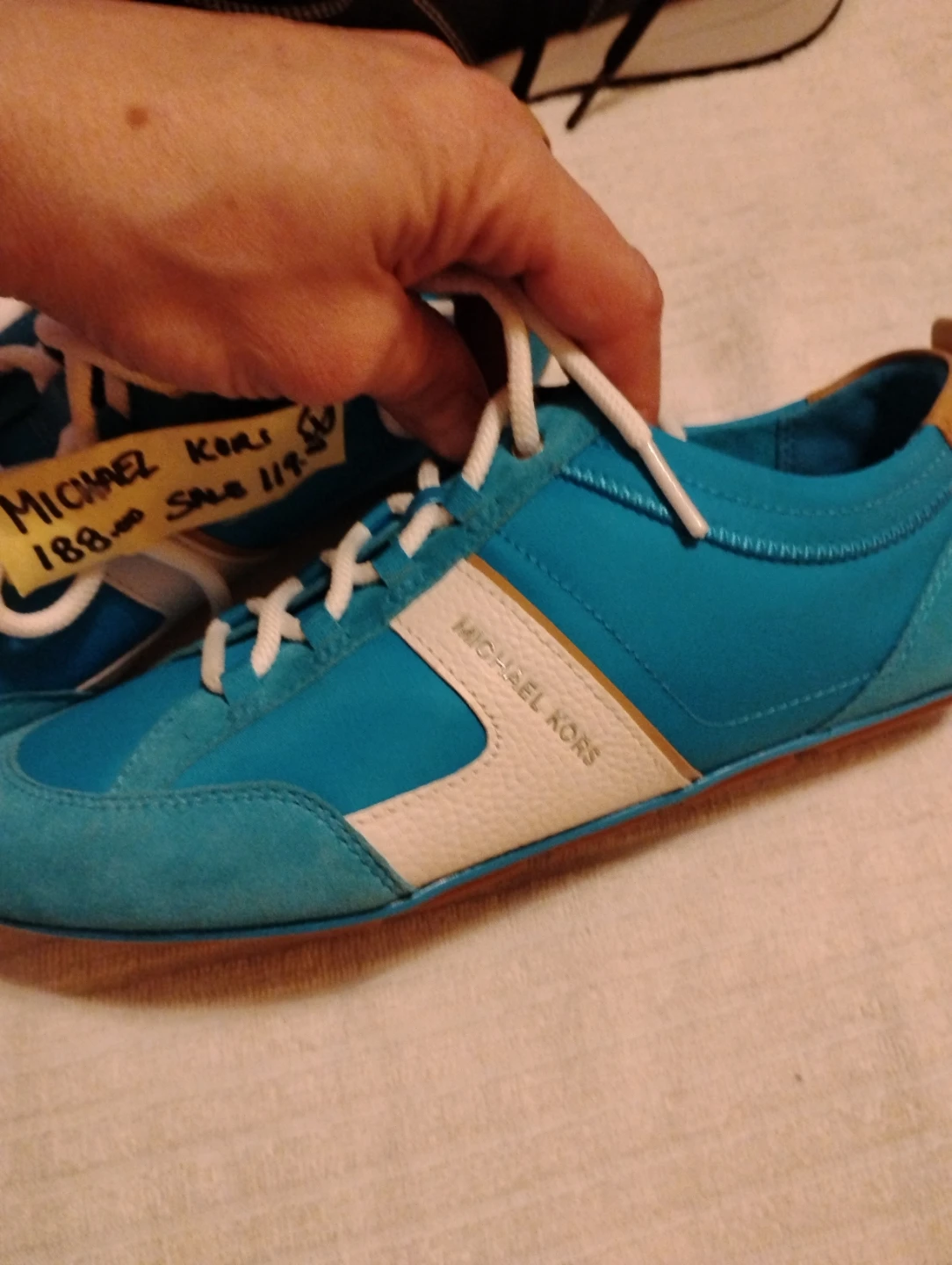 Michael Kors Keely Trainers - Blue/White
