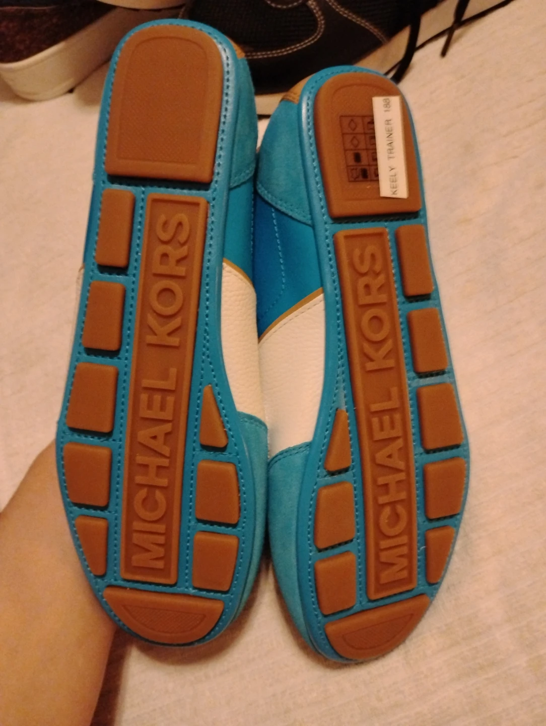 Michael Kors Keely Trainers - Blue/White - photo 2