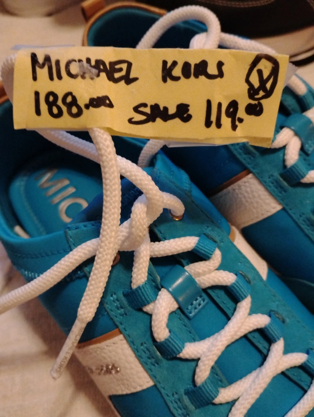 Michael Kors Keely Trainers - Blue/White - photo 4