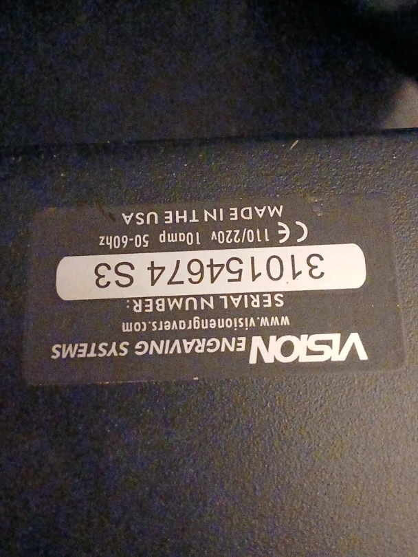 Vision Engraving Systems Phoenix 1212 Engraver - photo 5