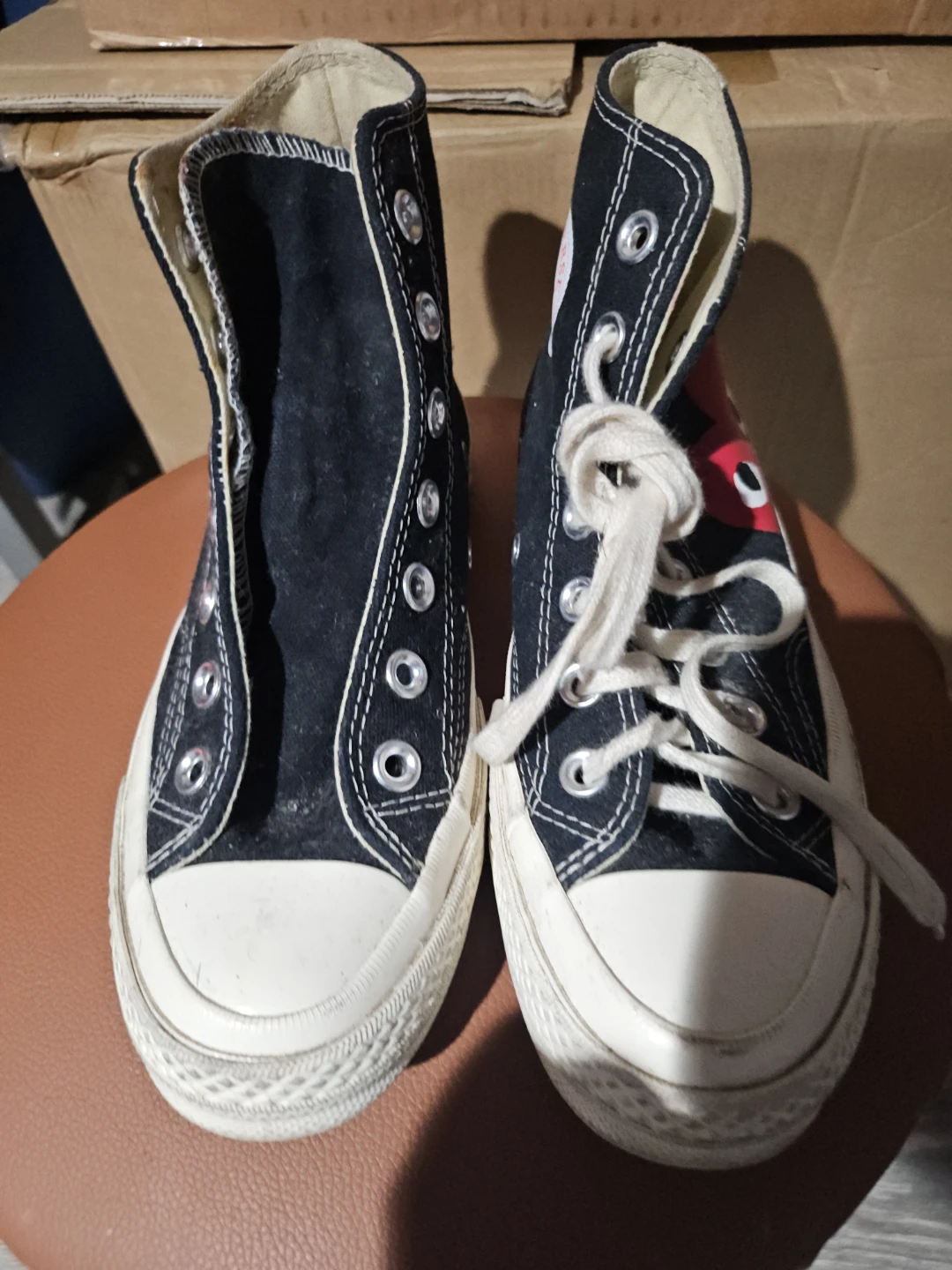 Comme des Garçons PLAY High Top Sneakers