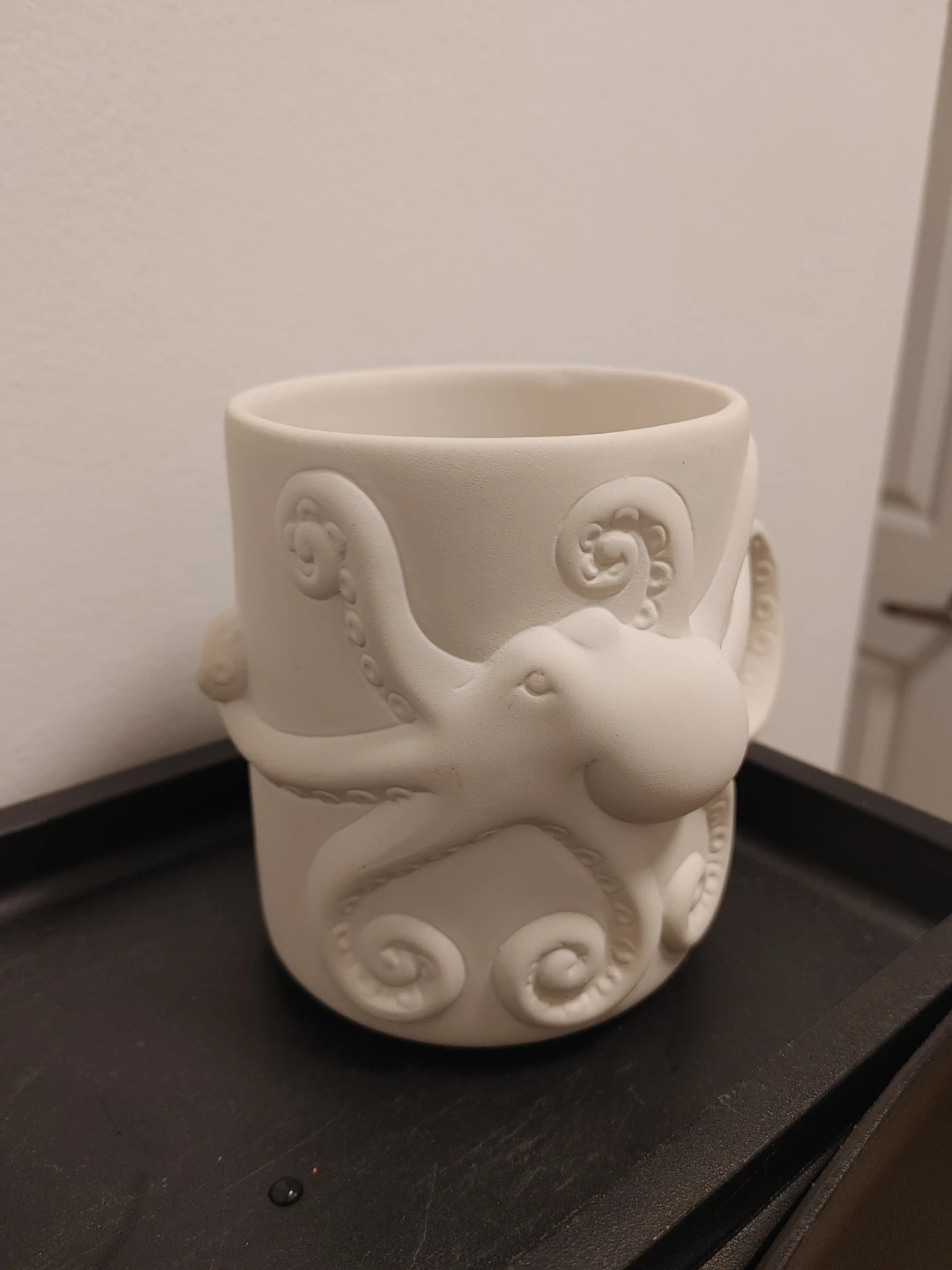 White Ceramic Octopus Mug New - photo 4
