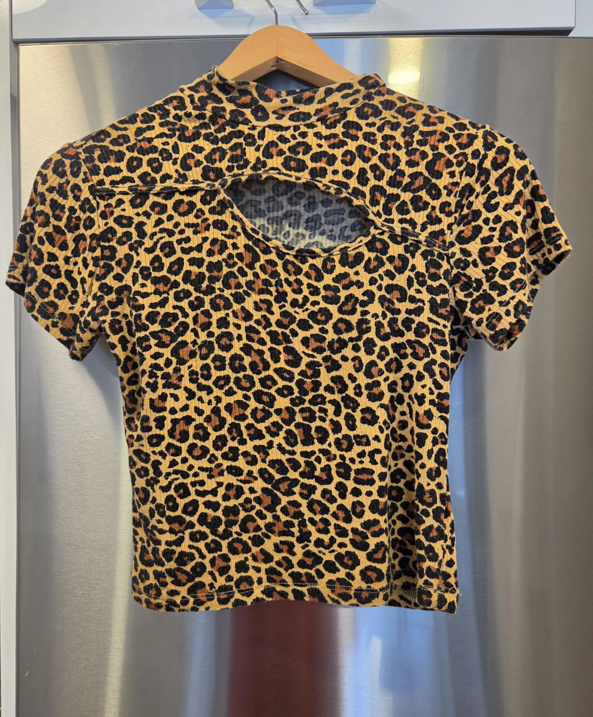 Leopard Print Top - Size S