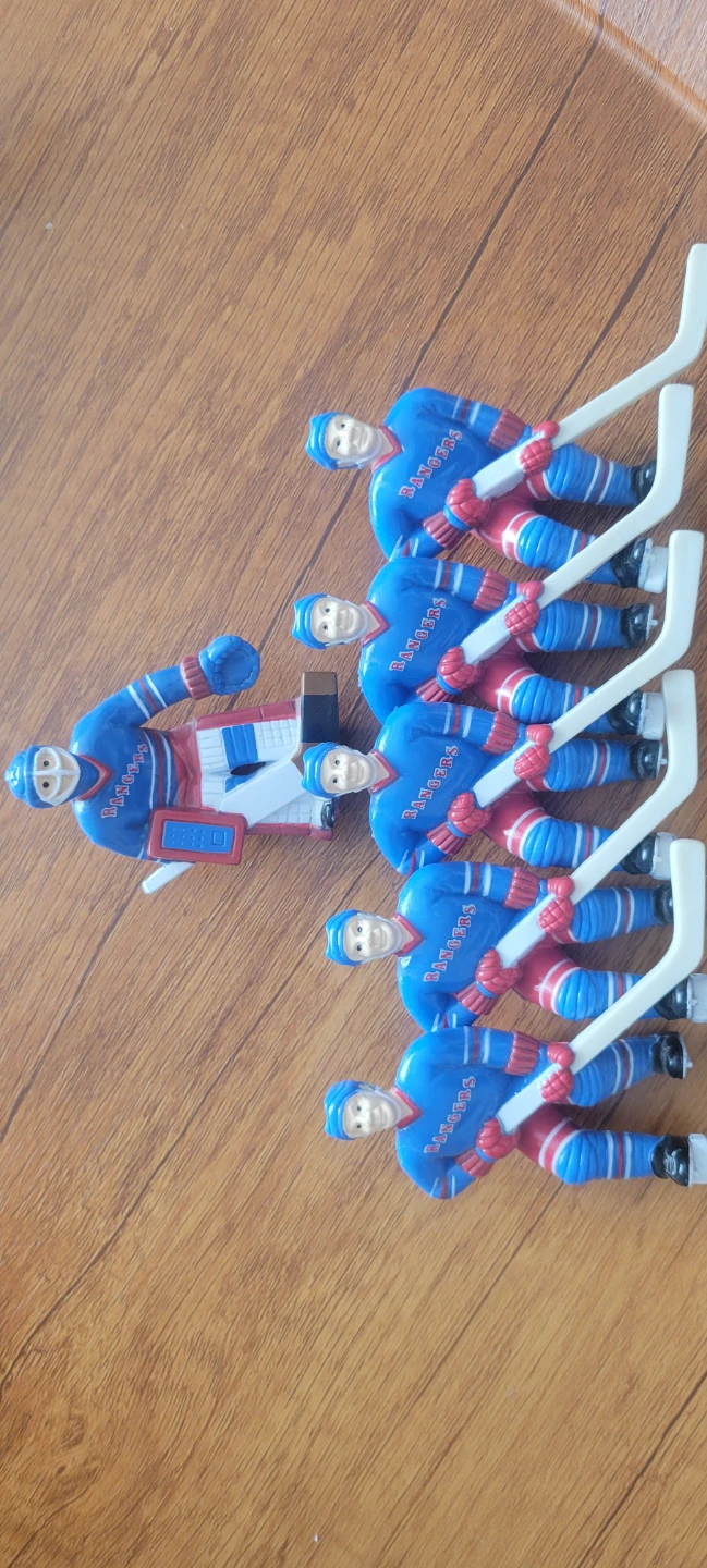 1990 official wayne Gretzky overtime hockey set Kings vs Rangers - photo 5