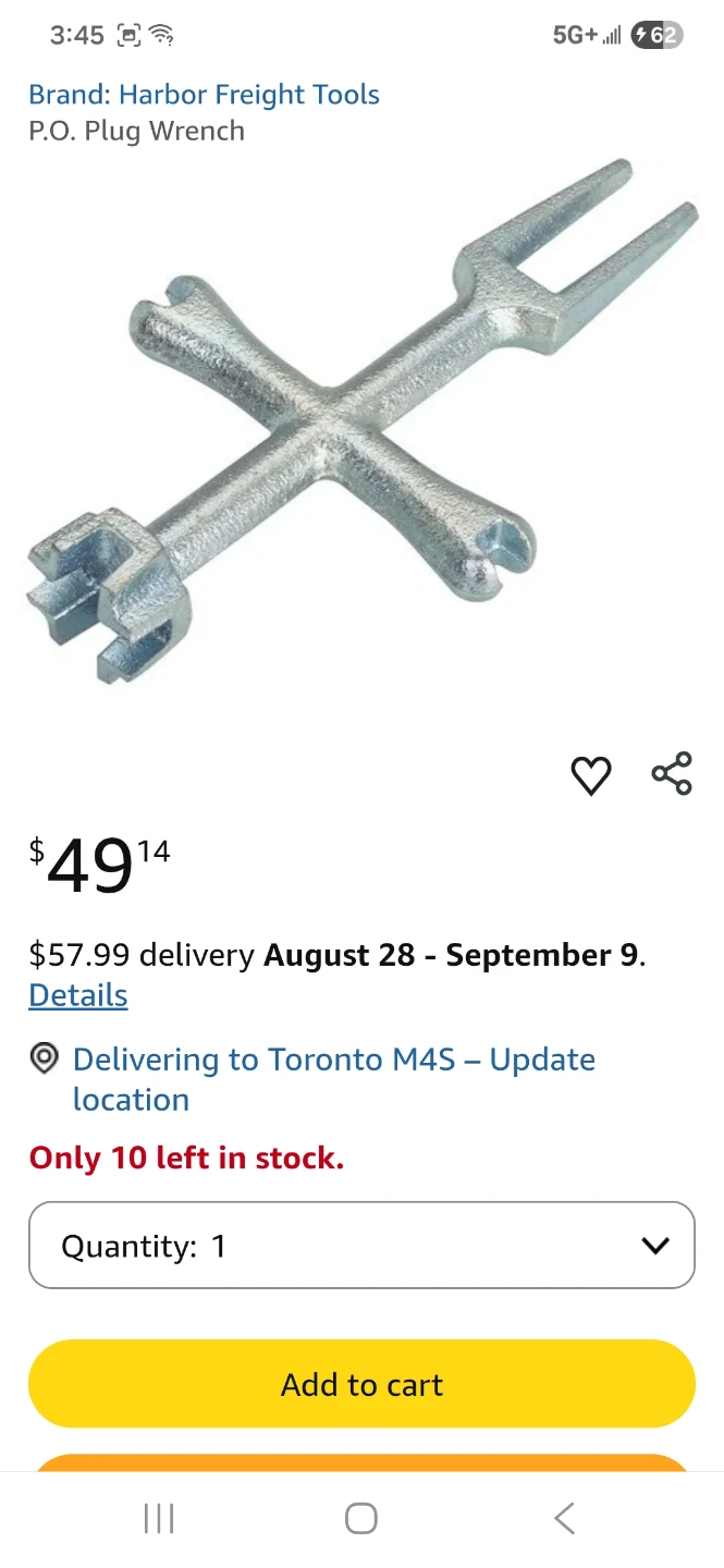 BrassCraft P.O. Plug Wrench - photo 3