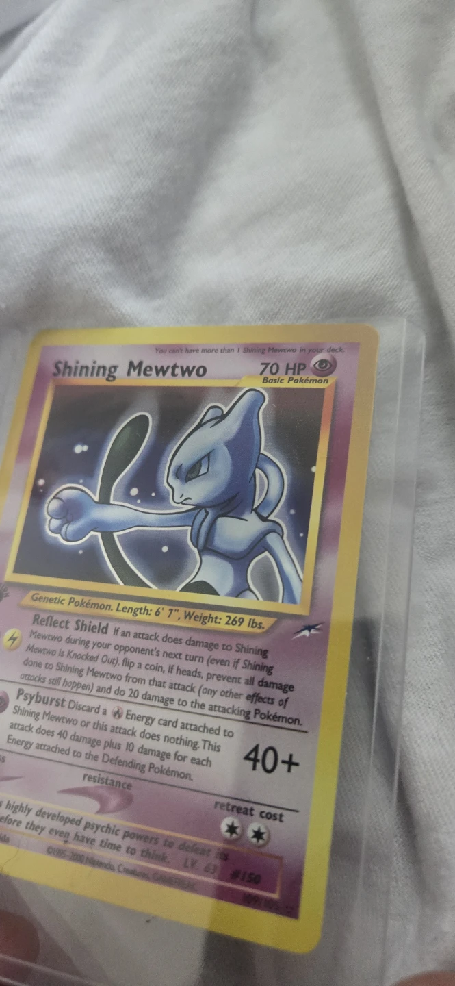 Shining Mewtwo Pokémon Card - photo 4