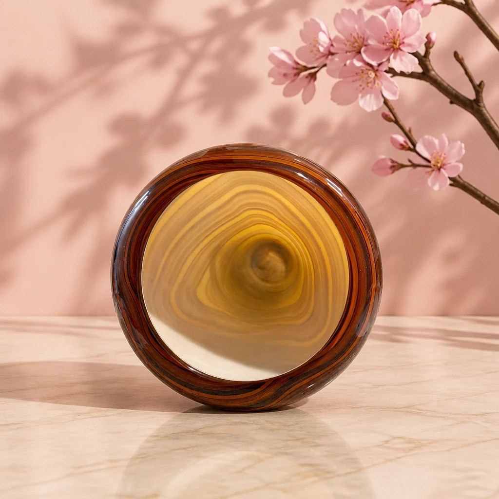 Teleflora Autumn Swirl Art Glass Vase - 12.5" - photo 4