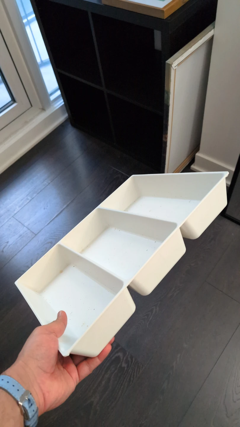 IKEA UPPDATERA 3-Compartment Organizer Tray