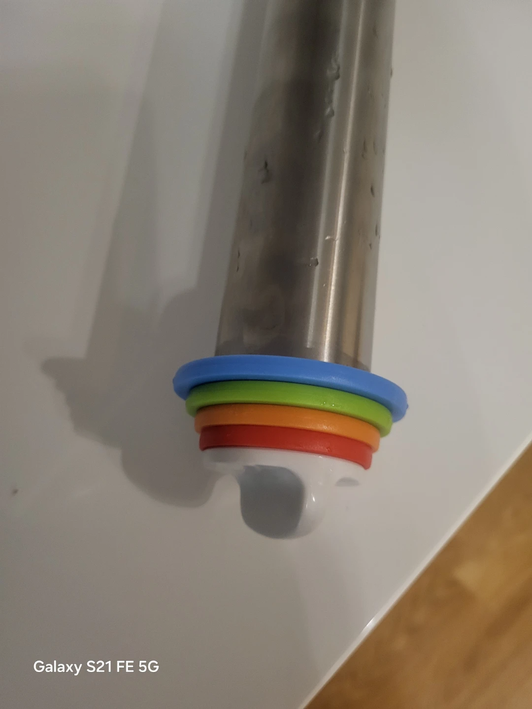 Stainless Steel Rolling Pin with Thickness Rings