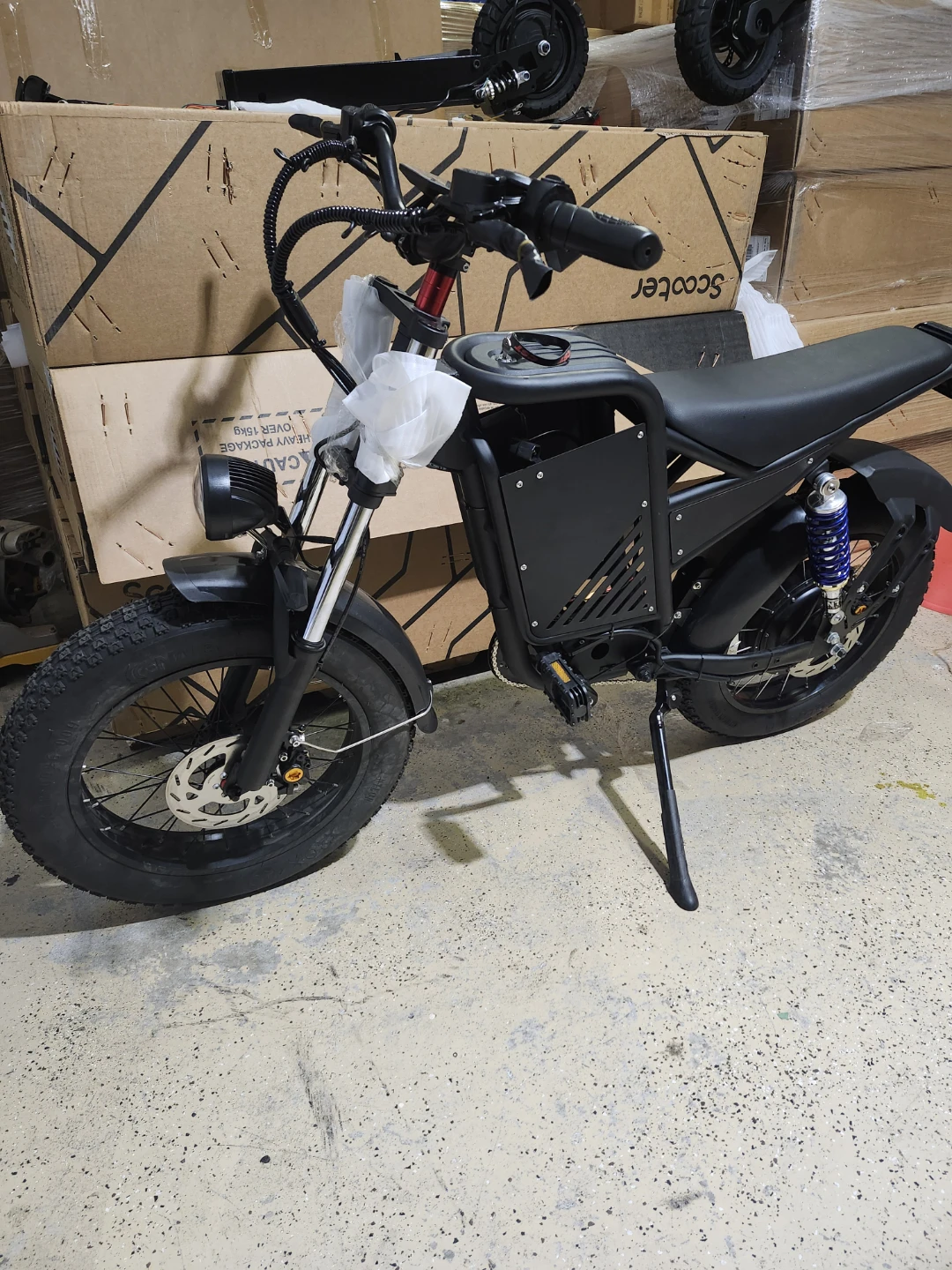 Black Electric Bike - photo 2