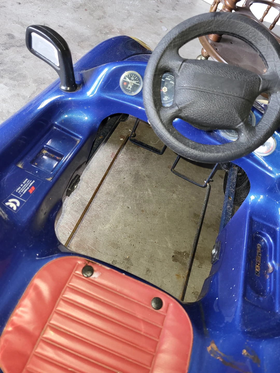 Blue Porsche Ride-On Toy Car - photo 2
