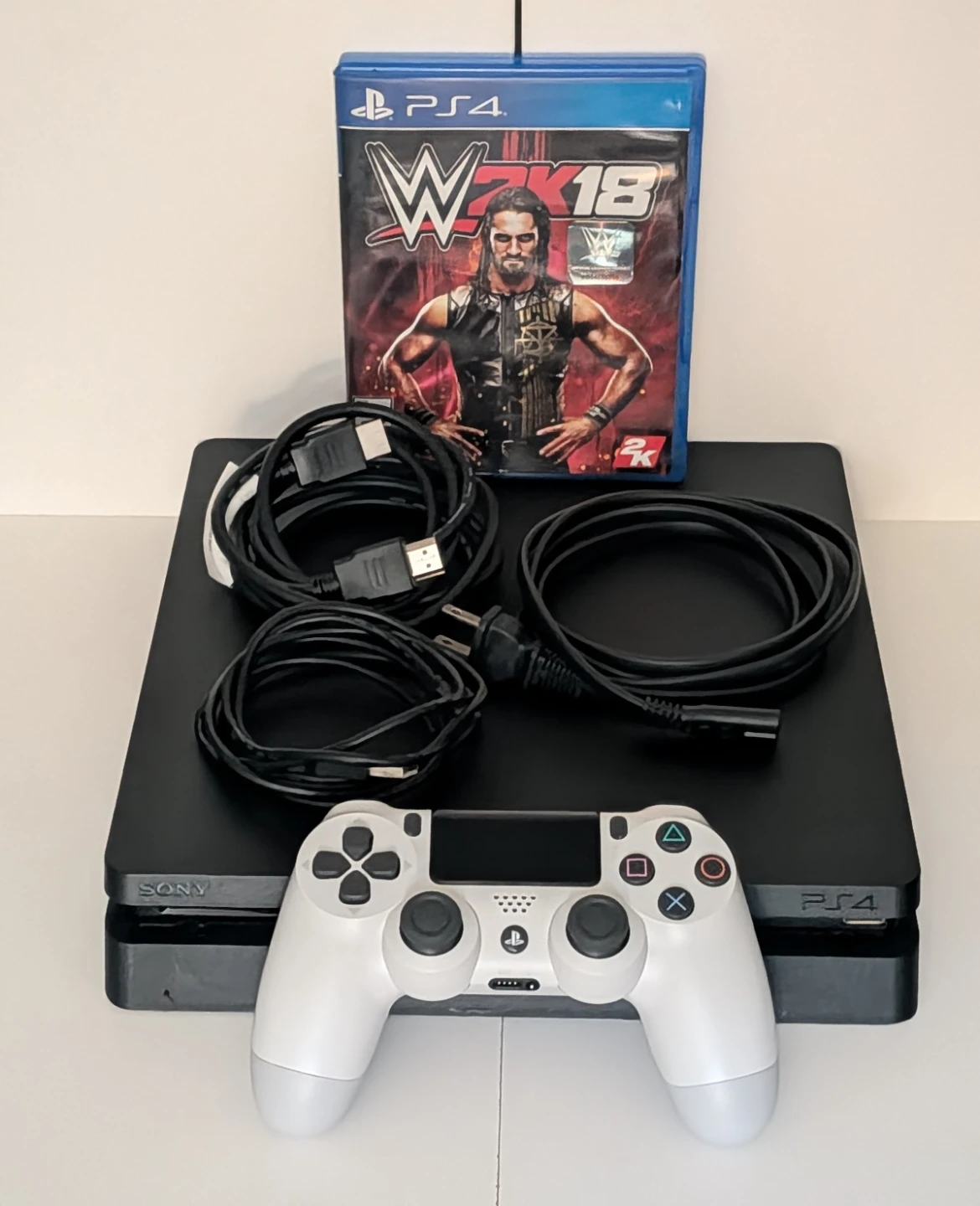 1TB PS4 Slim w/ Controller, Cables & Game  Asking $180 OBO