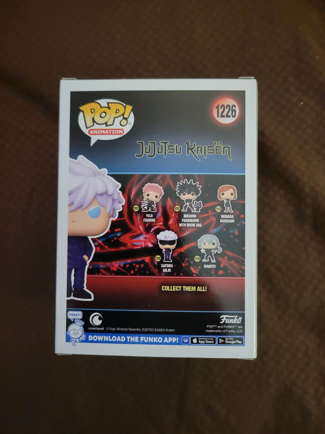 Funko Pop! Jujutsu Kaisen Satoru Gojo #1226 Vinyl Figure - photo 3
