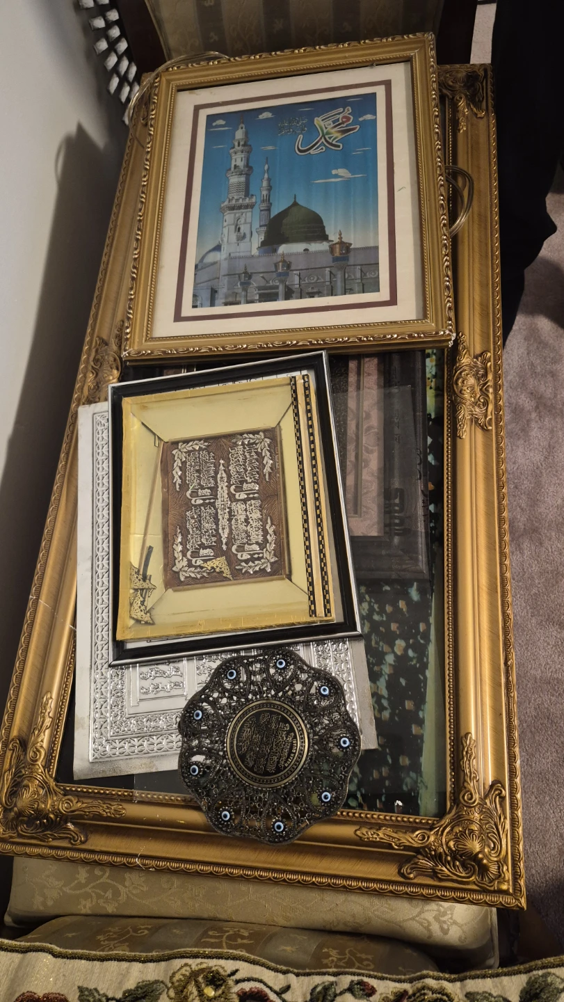 Framed Islamic Calligraphy Art & Tapestry