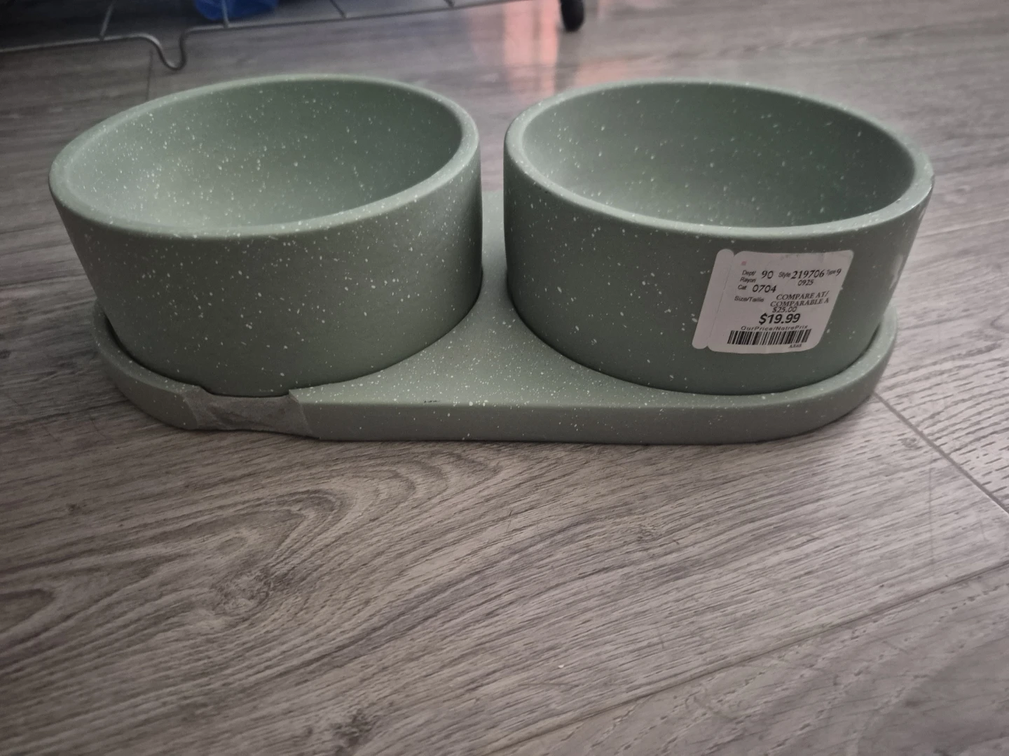 Pet Bowls with Tray - photo 2